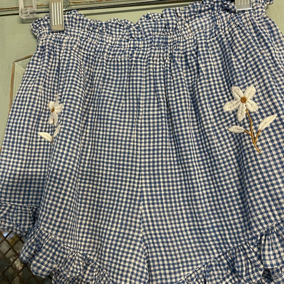Blossom short set -Blue gingham size 8 in girls - Picture 4 of 6